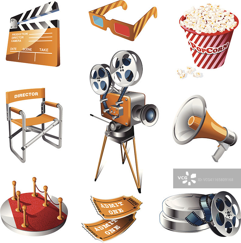电影图标图片素材