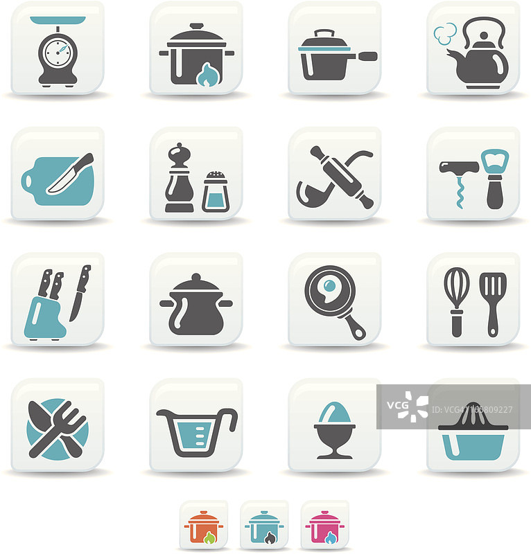 厨房用具图标 | simicoso系列图片素材