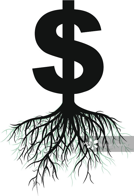 增长的美元图片素材