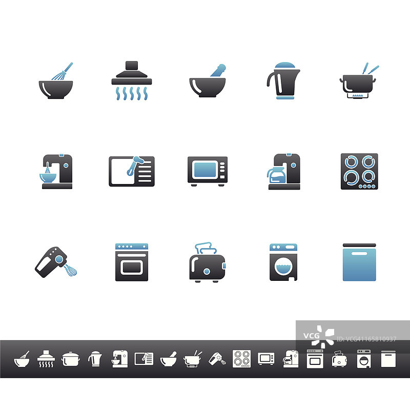 家用图标 | 蓝灰色图片素材