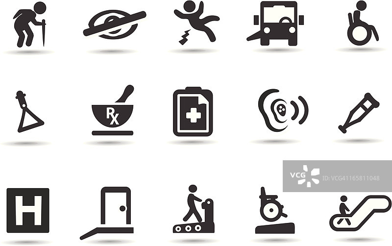 残疾人标志图片素材