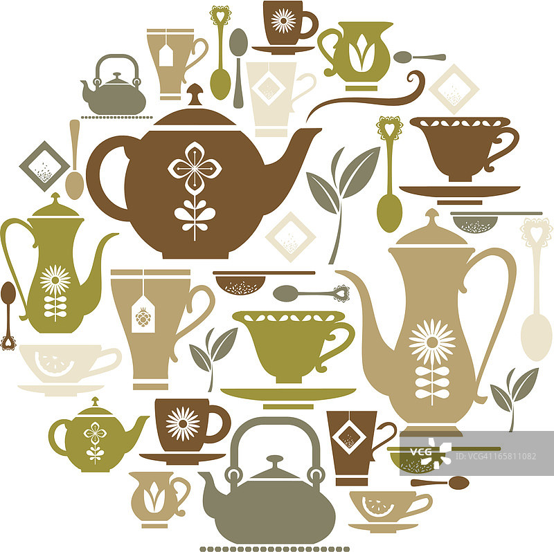 茶图标合集图片素材