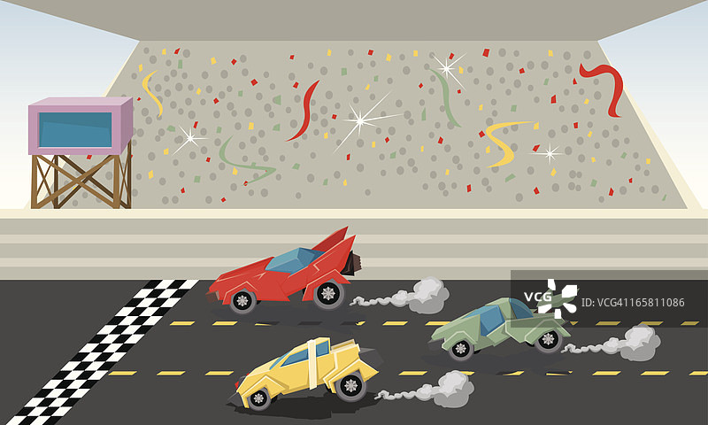 冲向终点线图片素材