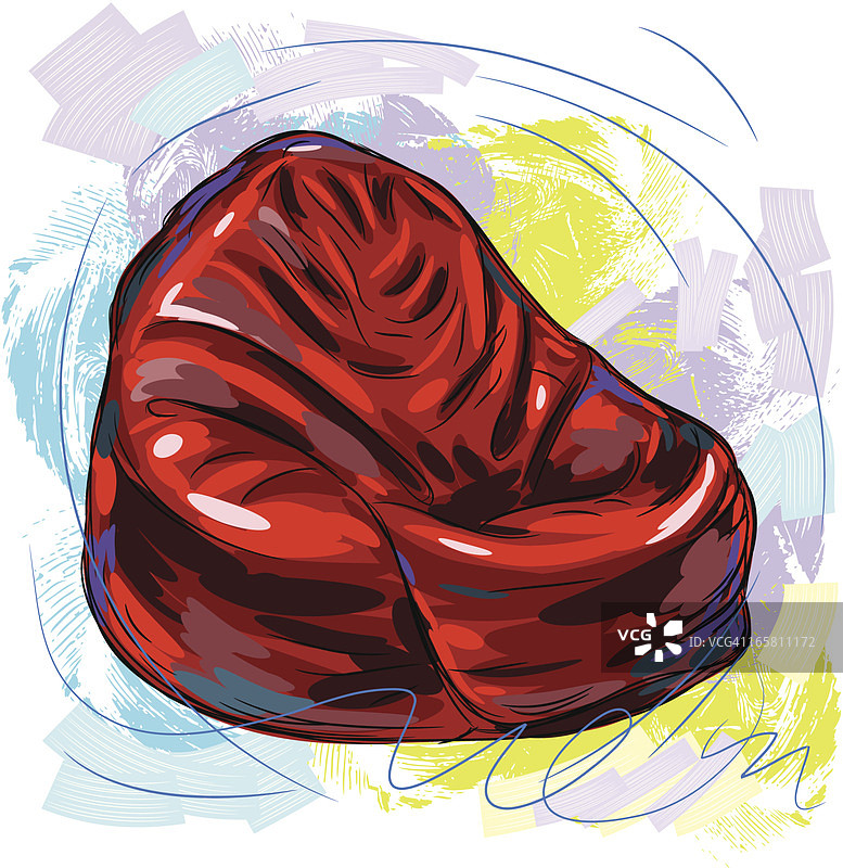 豆袋椅图片素材