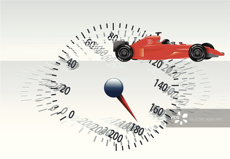 赛车上的速度计图片素材