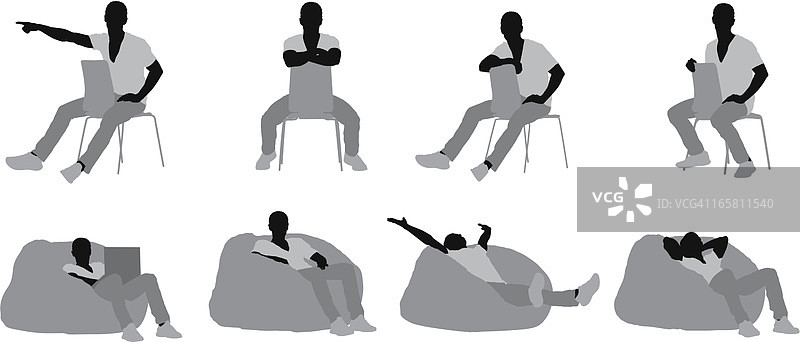 男人休息图片素材