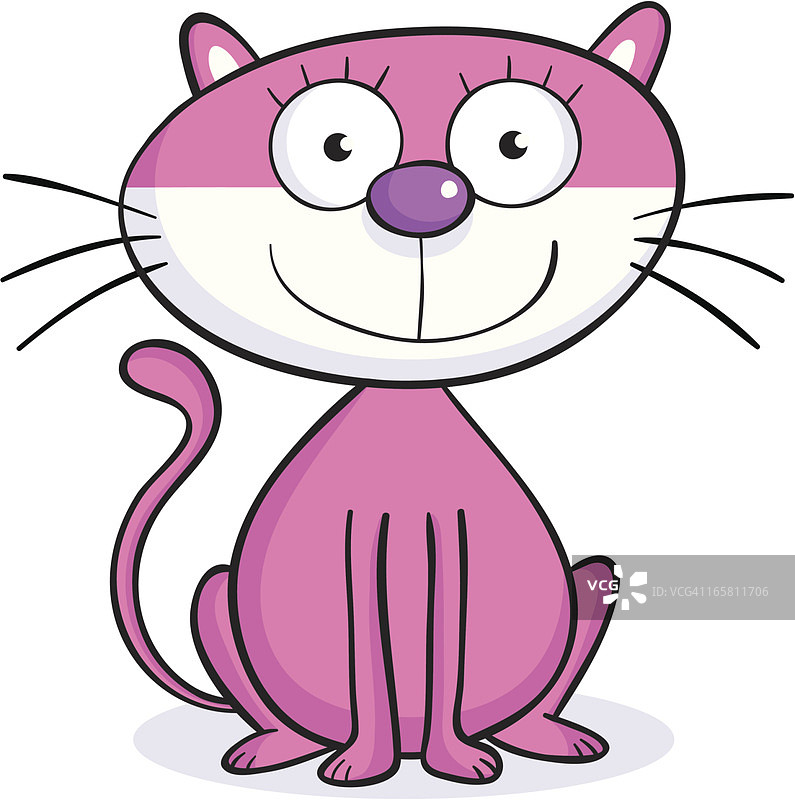 粉红小猫图片素材