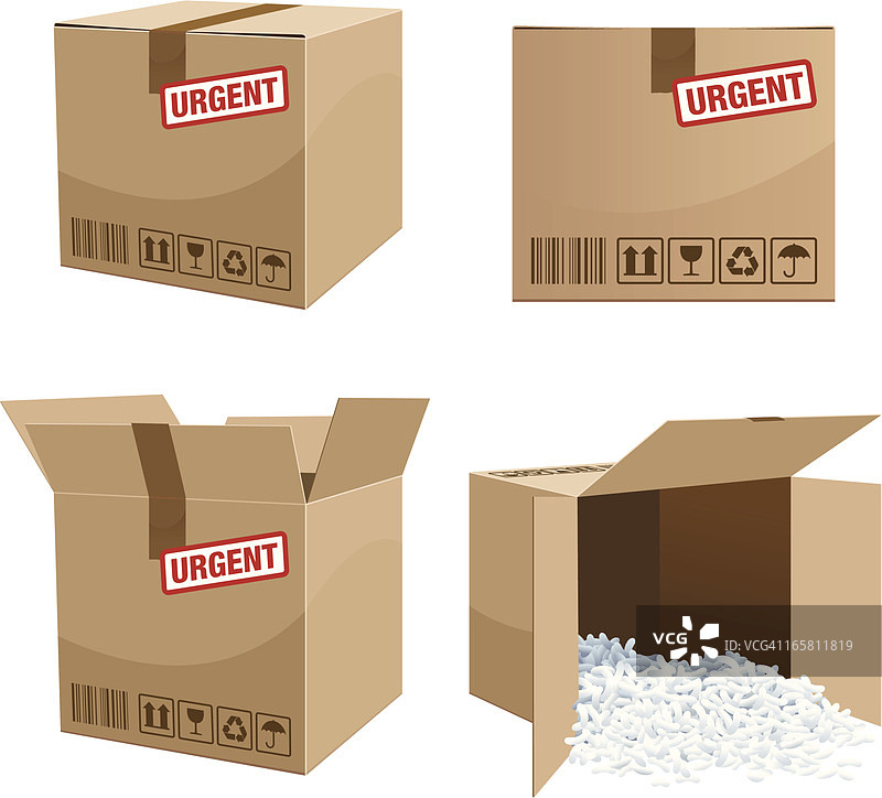 紧急包裹派送图片素材