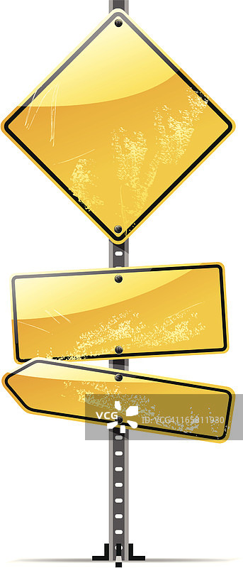 空白路标图片素材