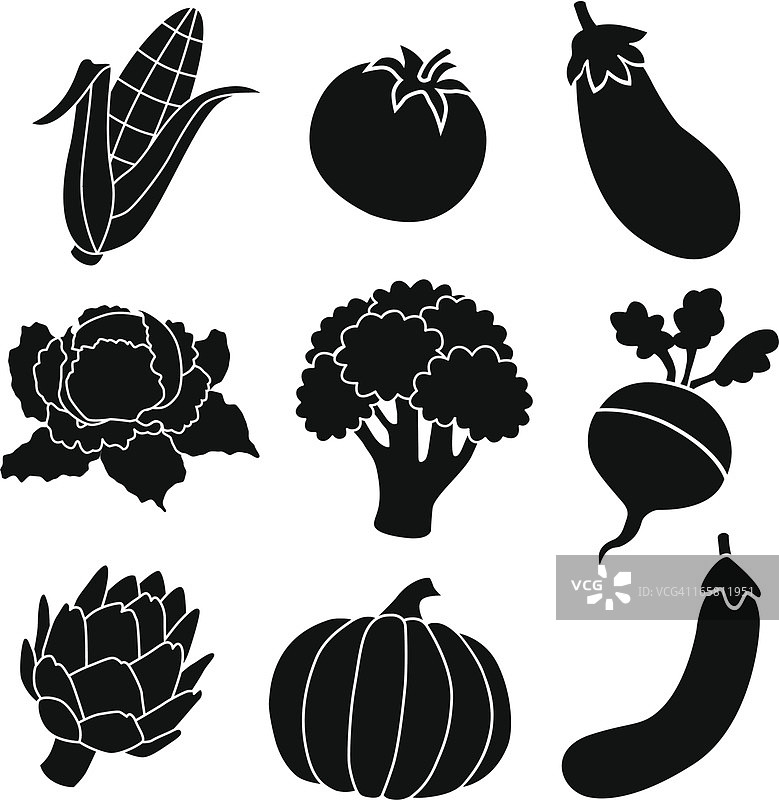 各种蔬菜矢量图图片素材