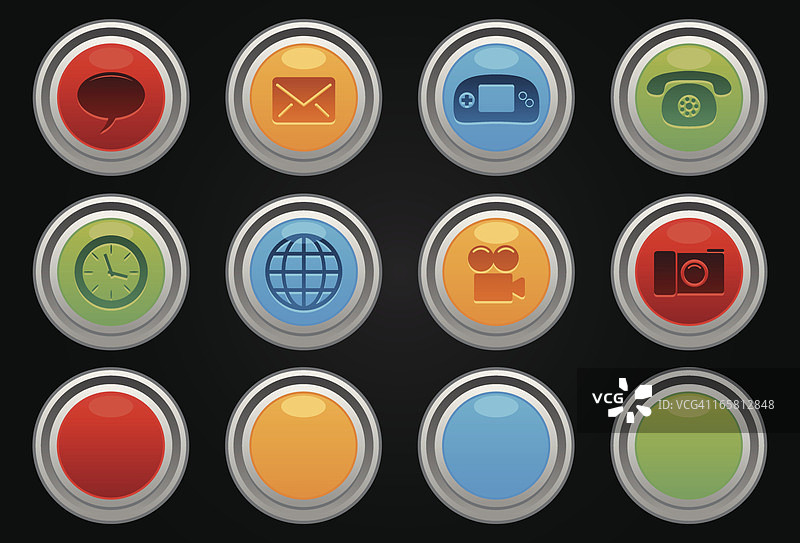 Web光面图标图片素材