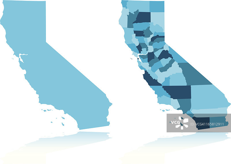 加利福尼亚州及其行政区划图片图片素材