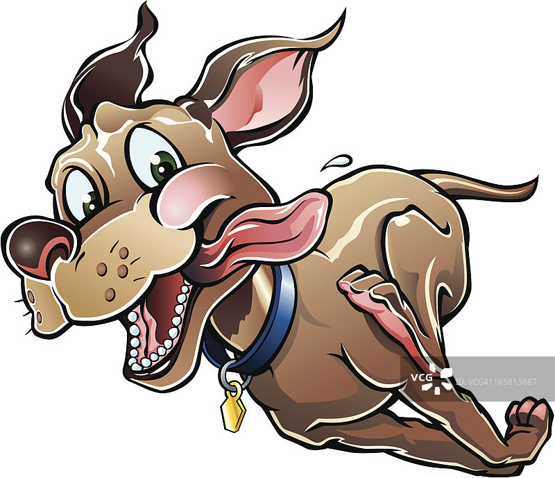 奔跑的狗图片素材