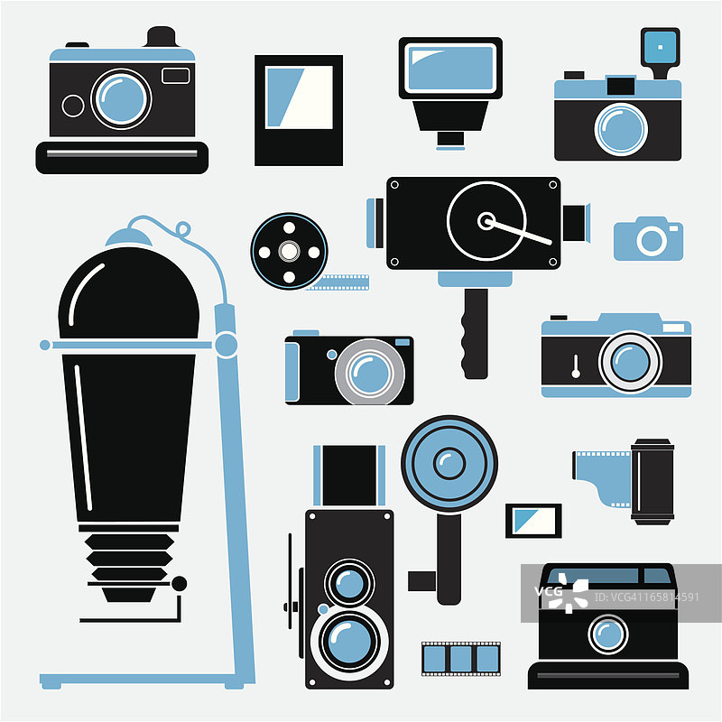 相机象形图图片素材