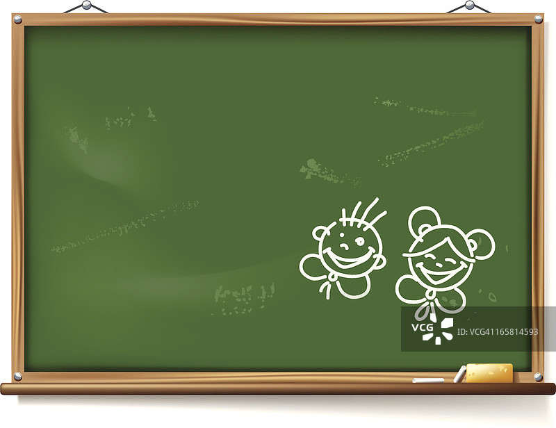 儿童时期的黑板图片素材