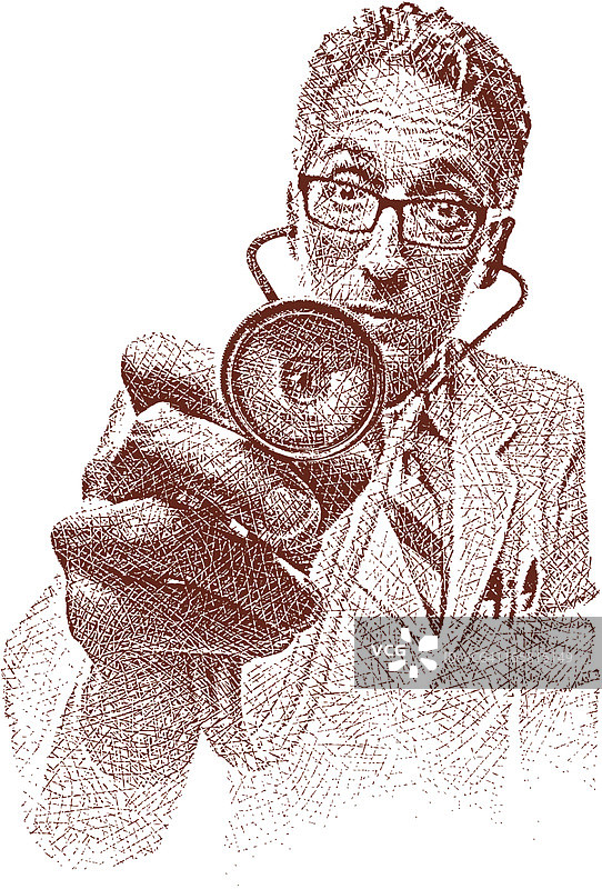 医生和听诊器图片素材