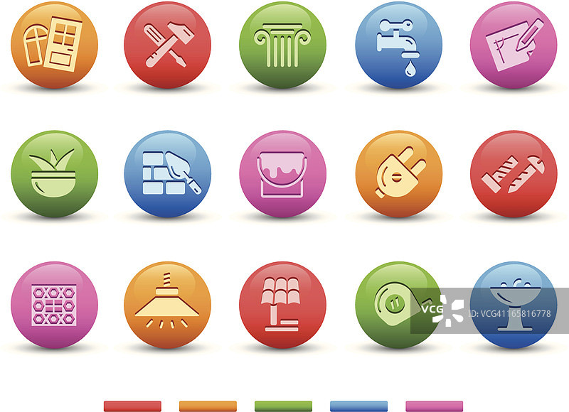 家居装饰图标|缎面系列图片素材