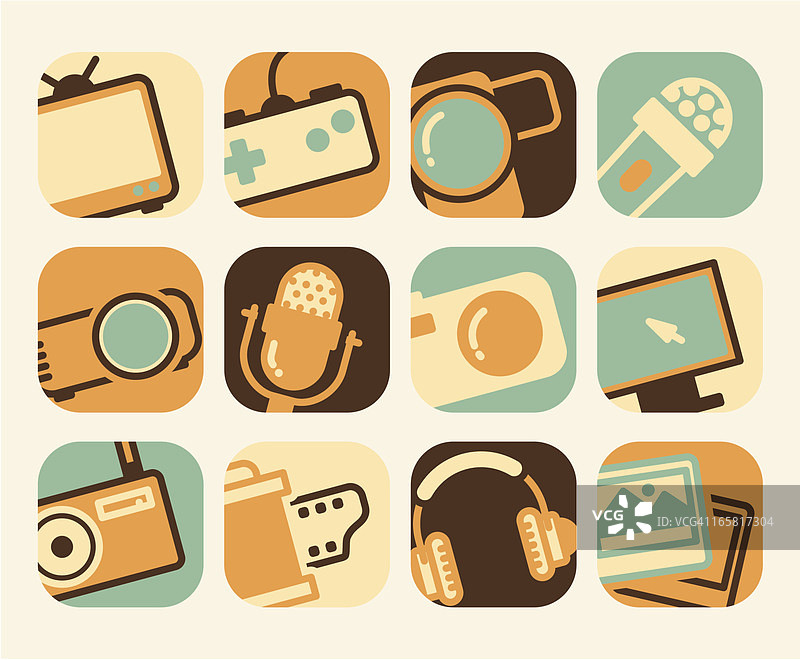 交流与媒体图标图片素材