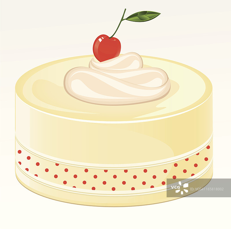 樱桃蛋糕图片素材