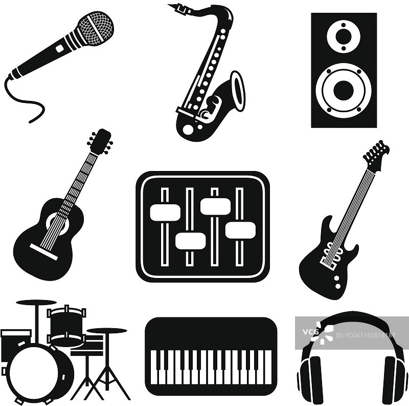 乐队图标图片素材