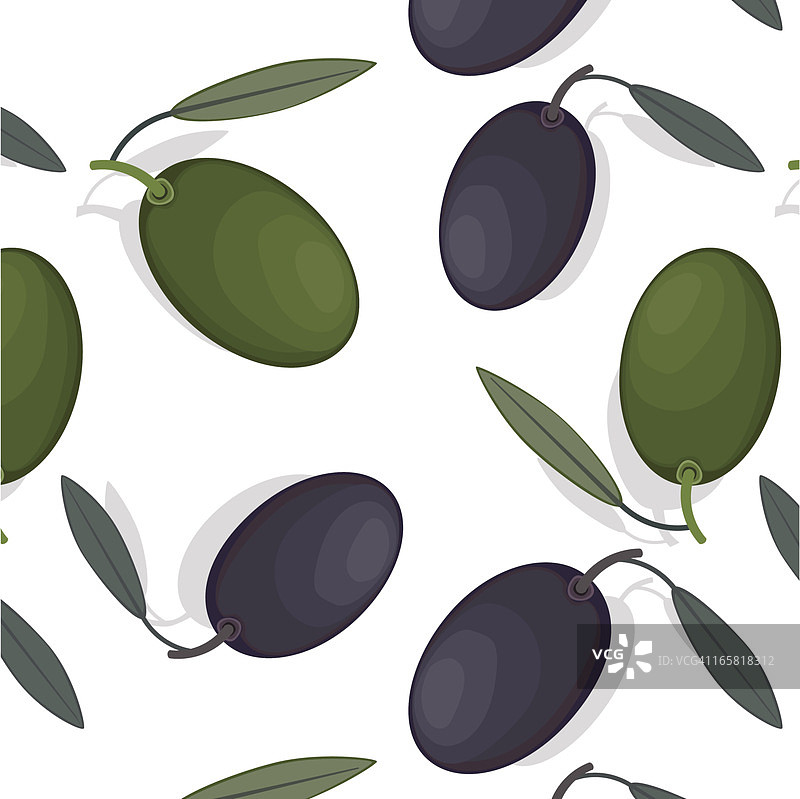 橄榄无缝背景图片素材