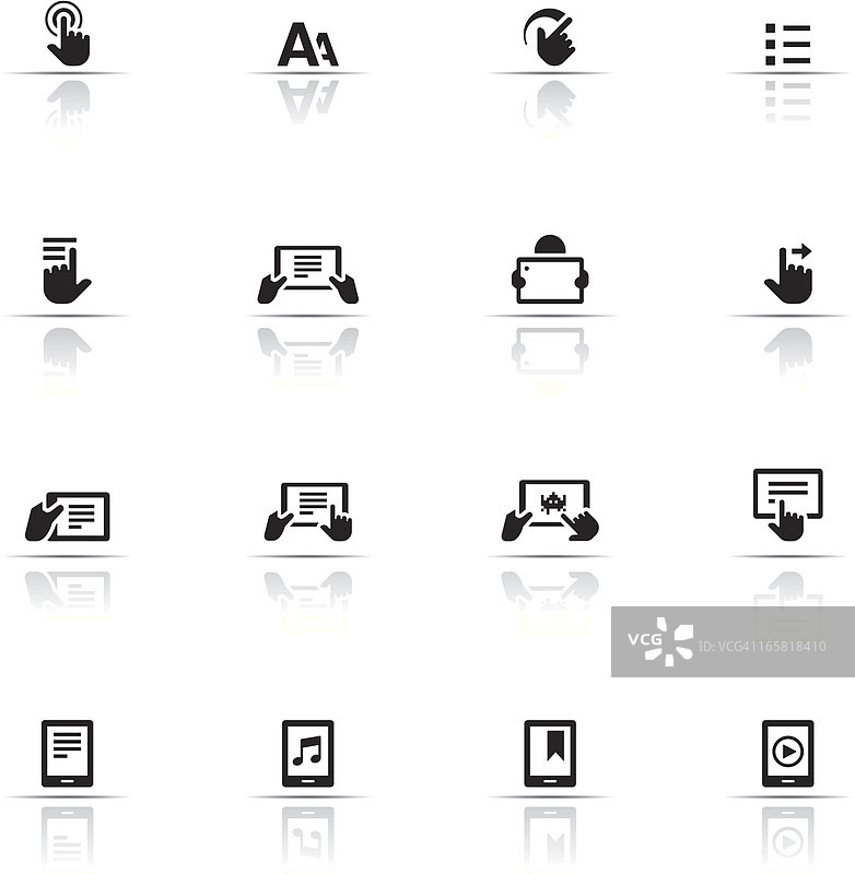 图标集，数码平板电脑图片素材