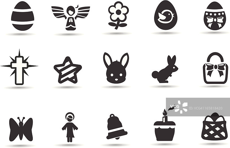 复活节春季图标图片素材