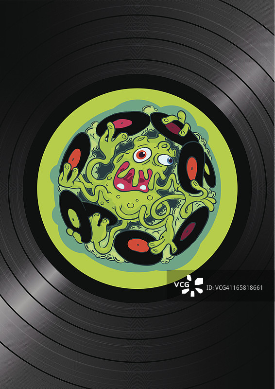 黑胶唱片DJ转盘图片素材