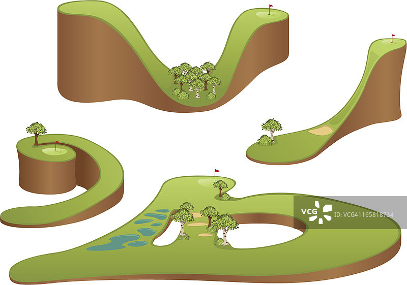 高尔夫球场图片素材