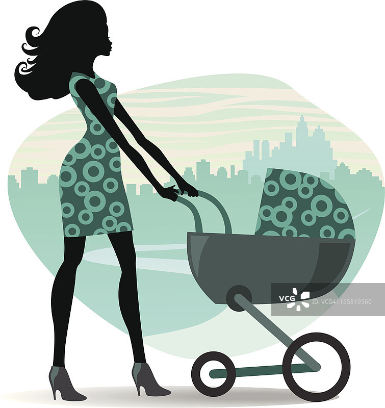 抱着婴儿的女人图片素材