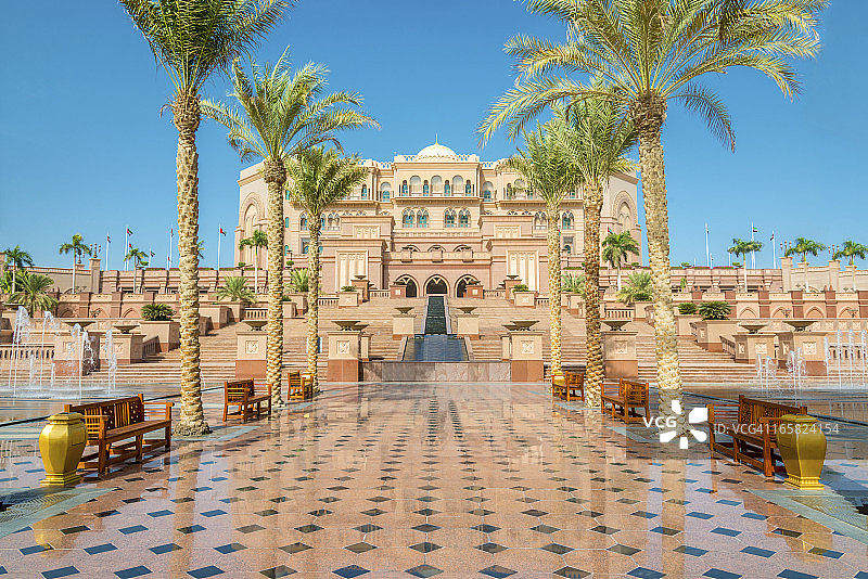 酋长国宫殿酒店，阿布扎比，阿联酋图片素材
