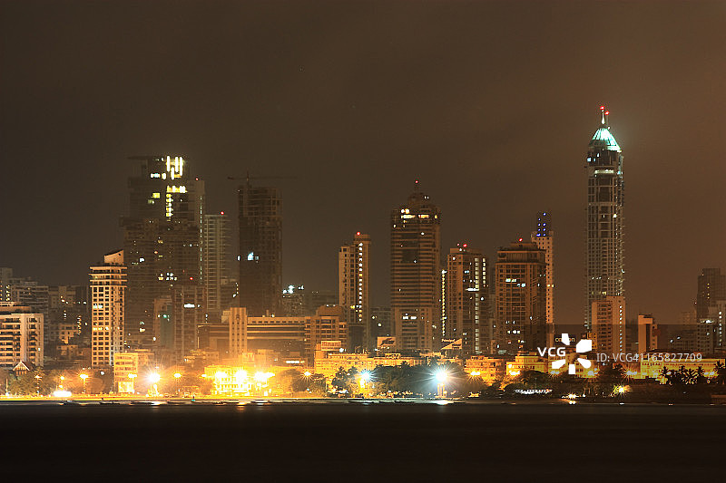 孟买天际线图片素材