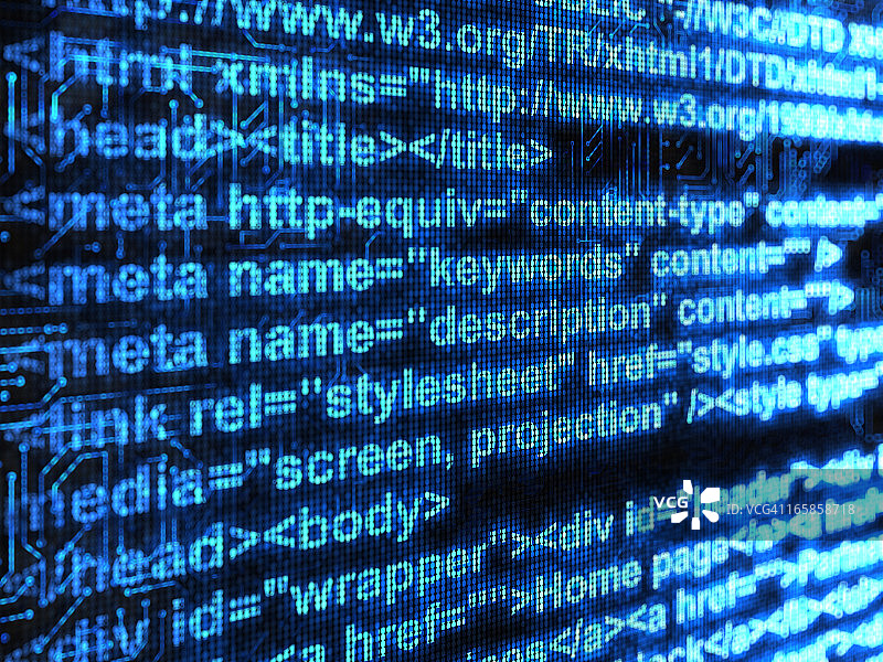 HTML代码图片素材