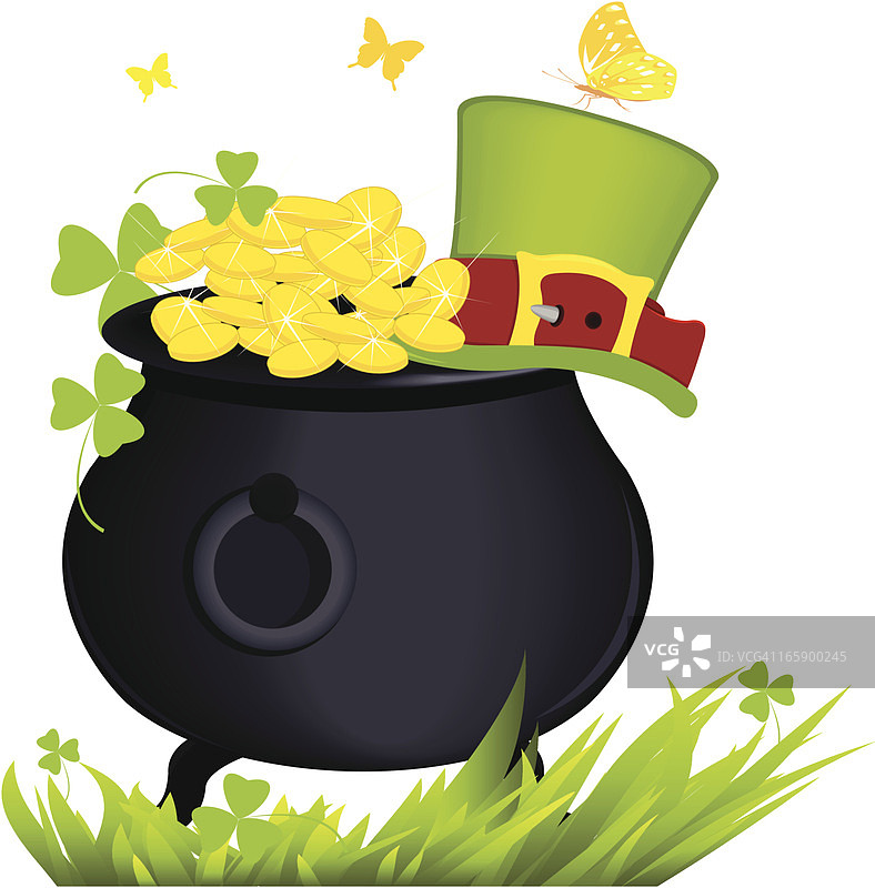 一罐金子图片素材