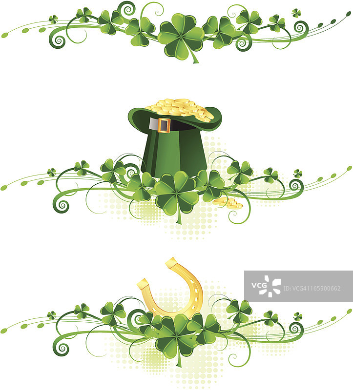 圣帕特里克节设计元素图片素材