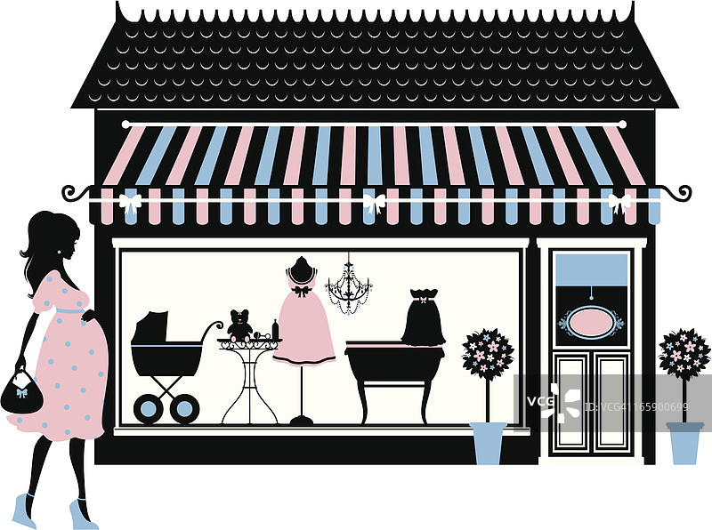 婴儿用品店图片素材