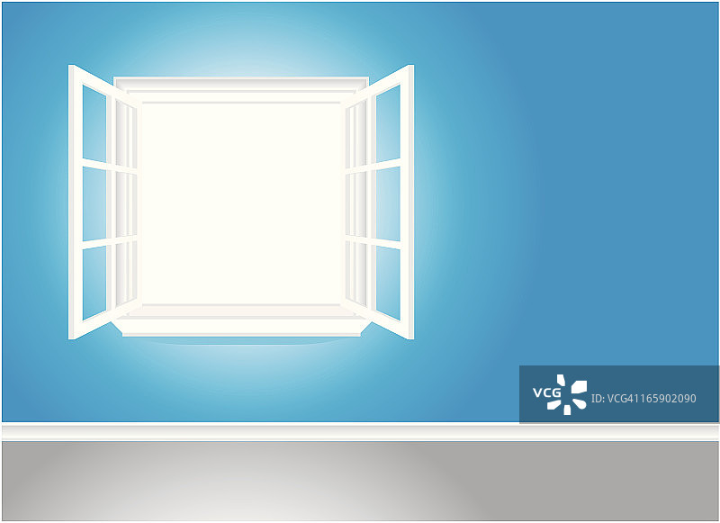 打开窗户图片素材