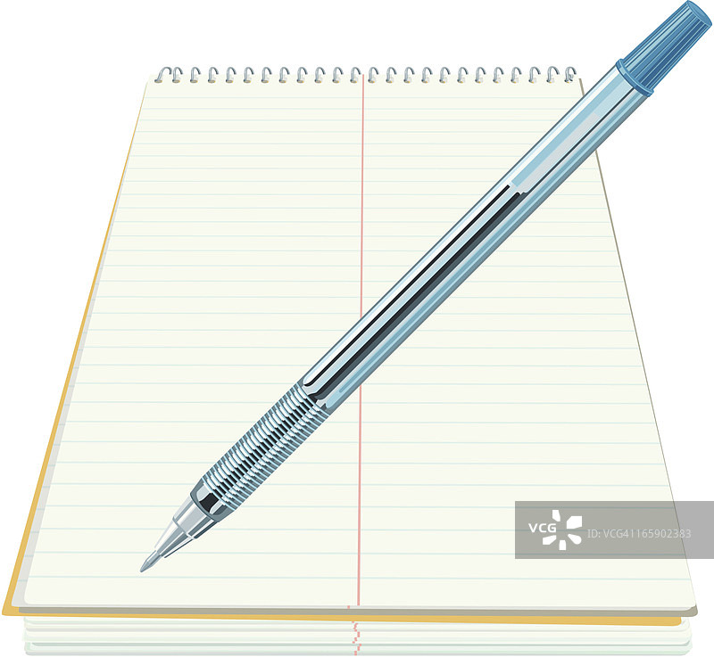 带笔的笔记本图片素材