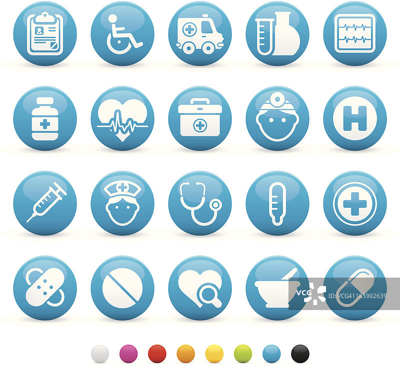 医药保健按钮图片素材