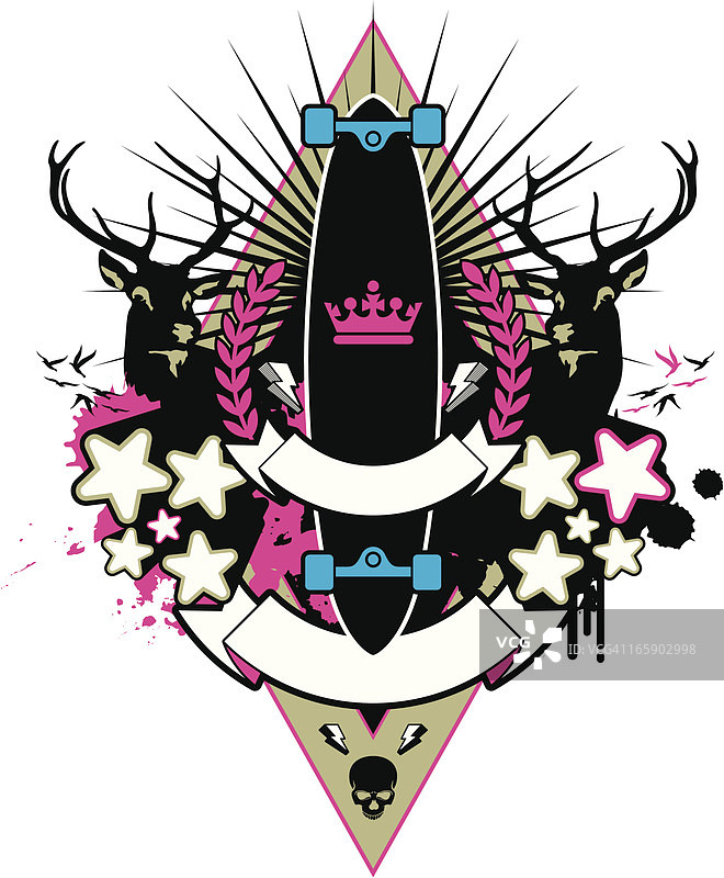 滑板标志图片素材