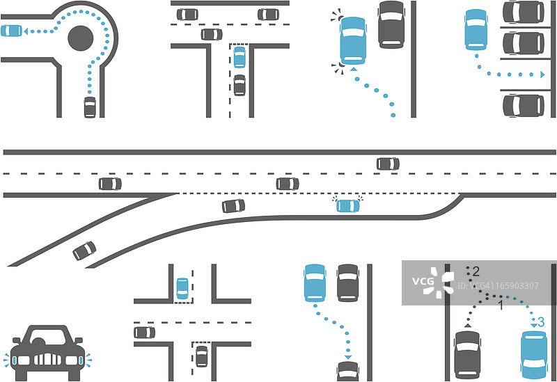 驾校图解图标图片素材