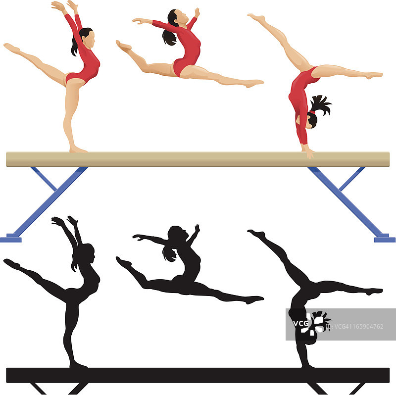 平衡木图片素材