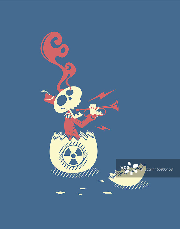 易碎的核安全系统图片素材