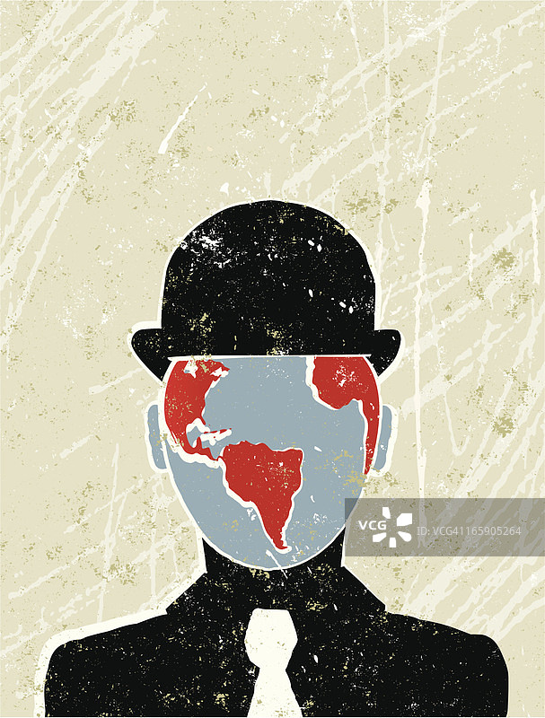 面带微笑的世界商人图片素材