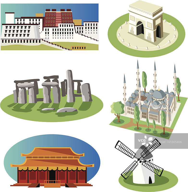 世界符号集图片素材