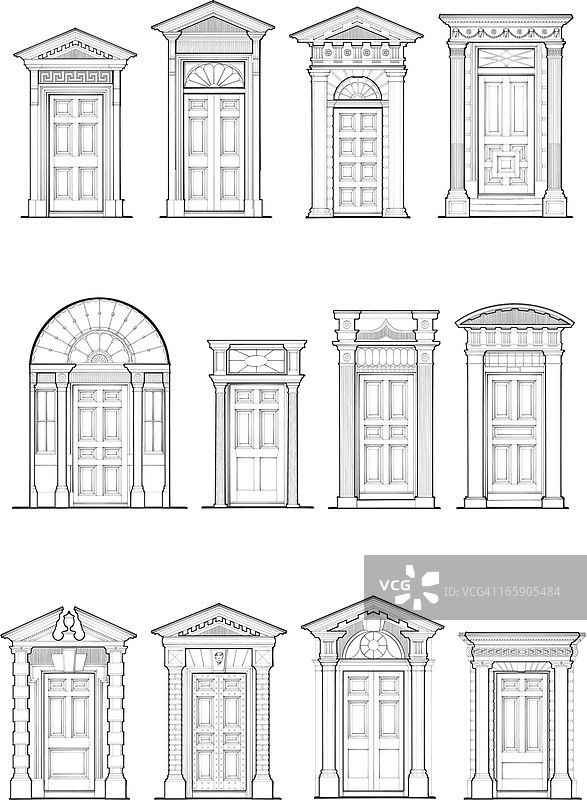 格鲁吉亚门细节图片素材