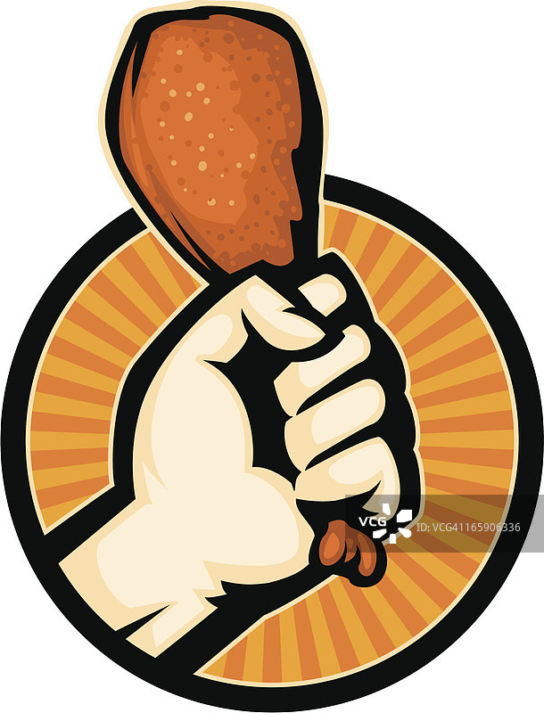 火鸡腿拳头图片素材