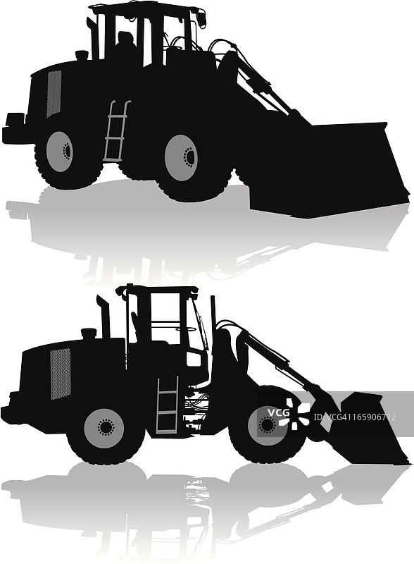 前端装载机 - 工程车辆图片素材