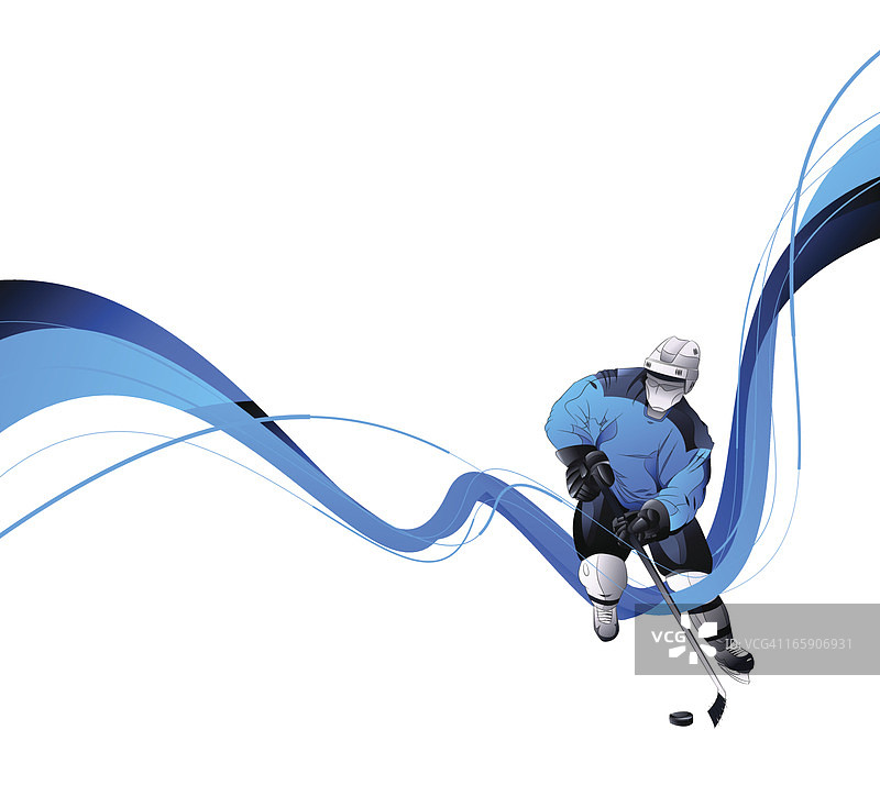 冰球运动员图片素材