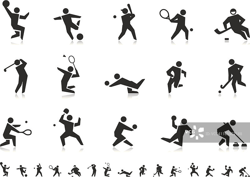 球类运动图标|Pictoria系列图片素材